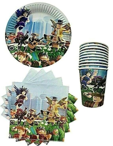 Theme party supplies robloks - party,