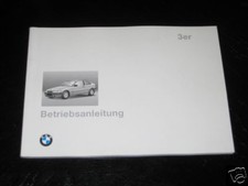 Operating Instructions BMW 316