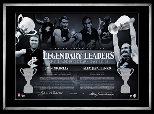 Carlton hand signed - hand, framed