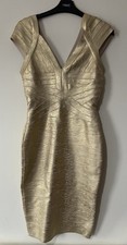Coast Dress Gold Bodycon