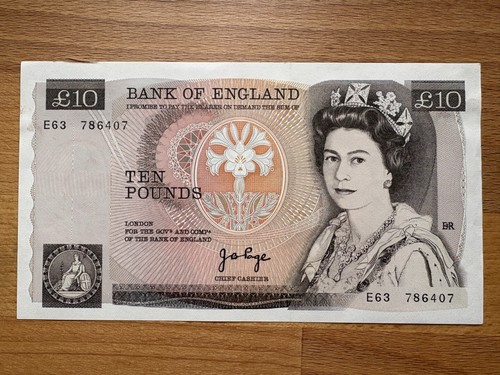 Bank england 10 banknote - bank, of