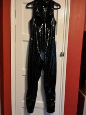 IFIEL (L) Fetish Pvc All In One. Crotchless, Bottomless and Peep Breast. SZ 14