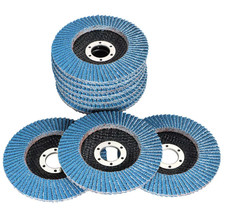 20 Pack Blue Zirconium 4.5 Inch Flap Discs T29 115x22mm Grinder Discs For Metal