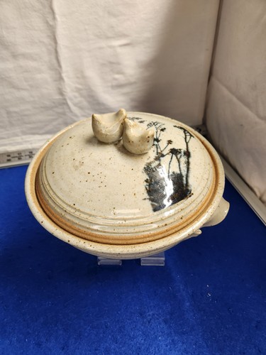 Vintage hand thrown - hand, salt