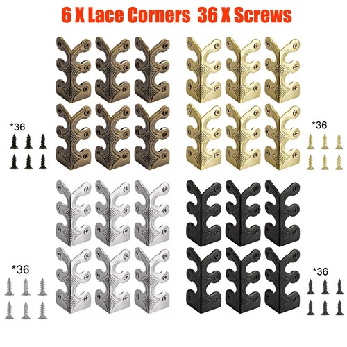 6pcs retro metal corner - 6pcs,