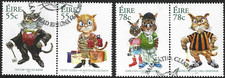 2007 Ireland Sg 1868a/1870a Celtic Cats Fine Used