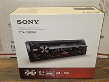 Sony CDX-G1200U CD Player Car Stereo iPhone Android MP3 USB Aux AM FM SW &Remote