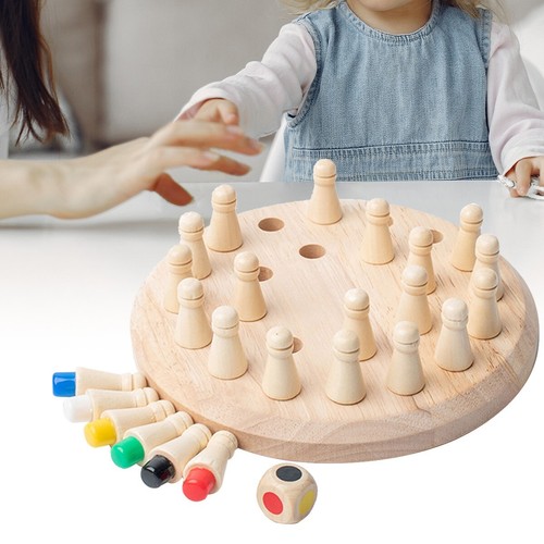 Wooden memory matchstick game - wooden,