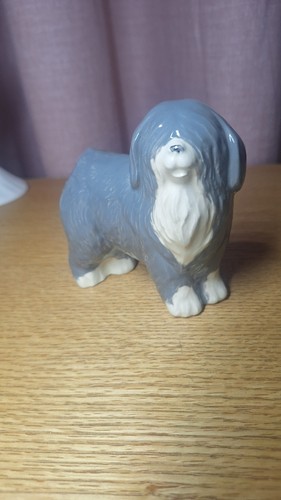 Nice porcelaine grey dog - porcelaine,