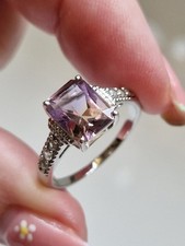 Sterling silver anahi ametrine & topaz ring