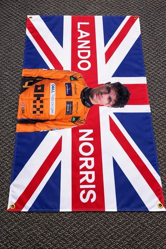 Lando norris mclaren - f1, flag