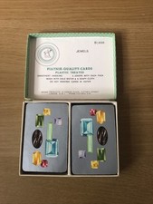 Vintage Piatnik Jewell Design Playing Cards 2 Packs Includes 3 Jokers In Each