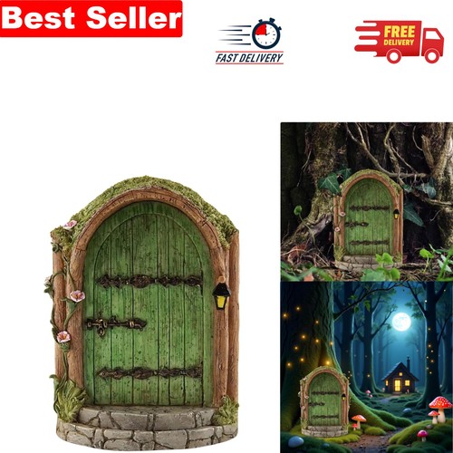 Charming green fairy door for - green,
