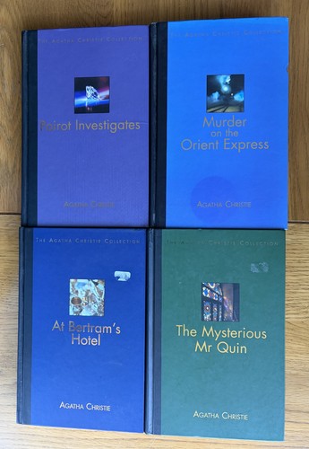 Agatha christie hardback - 4x,