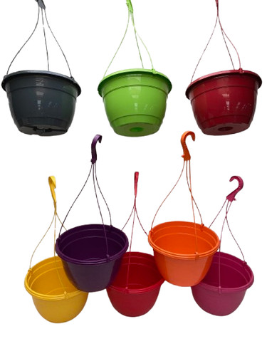 27cm plastic hanging - 6l,