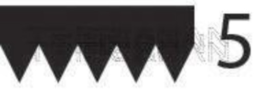 Black ribbed belt triscan - v-ribbed,