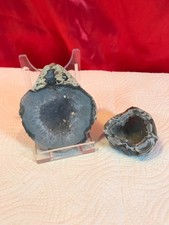 Natural quartz crystal geode - quartz,