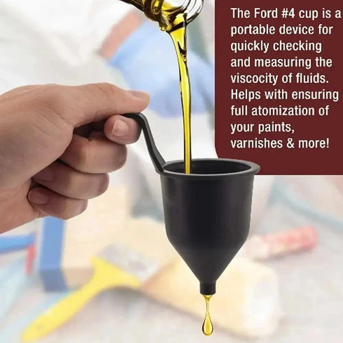 Paint viscosity measuring cup - paint,