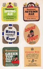 Eldridge Pope Brewery, Dorchester - 15 x older beer labels - see 4 scans