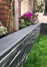 600mm x 100mm x 20mm Brazilian  Slate coping stones - wall toppers ponds