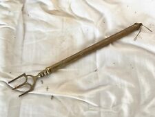 VINTAGE BRASS TOASTING FORK EXTENDABLE