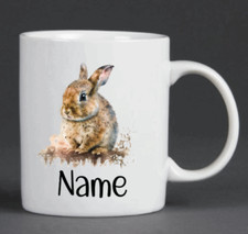 Rabbit Brown Watercolour Bunny