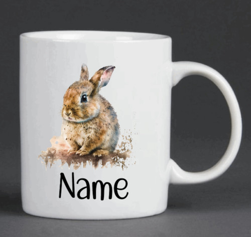 Rabbit brown watercolour bunny - rabbit,