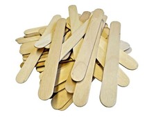 100 x  WOODEN RESIN PAINT THINNER MIXING STICKS 150 x 18mm 