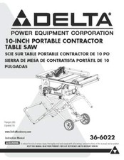 Delta 10" Contractor Table Saw