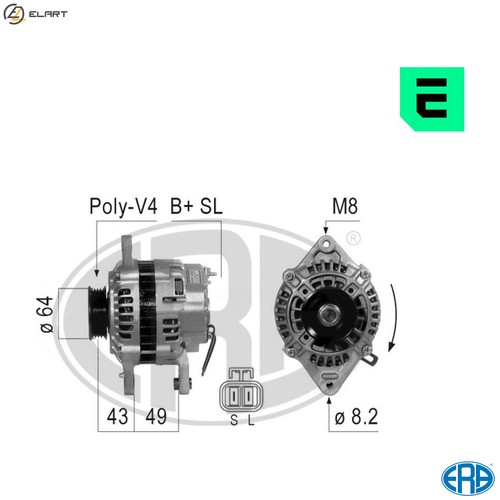 Alternator 210804 for hyundai - alternator,