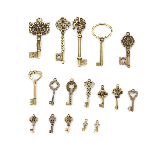 17pcs lot bronze vintage - 17pcs,