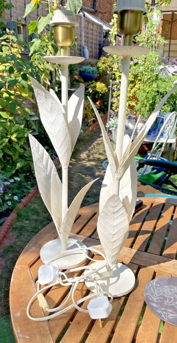 Pair volux white - white, metal