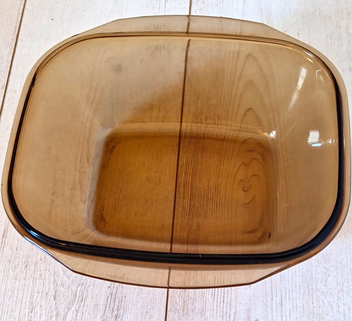 Vintage pyrex england amber - pyrex,