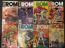 ROM SPACEKNIGHT Marvel Comics BUNDLE 8 ISSUES (1984-86)