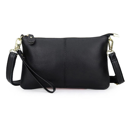 Womens genuine leather clutch - womens,
