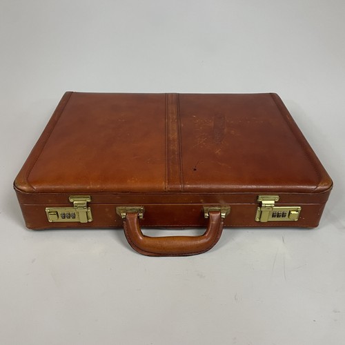 Vintage tan brown leather - vintage, tan/brown
