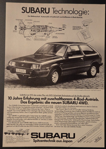 Subaru 1800 turismo 4wd - turismo,