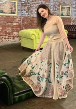 Gold Indian Pakistani Skirt