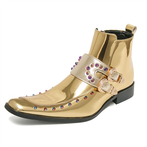 Men fashion high top oxford - top,