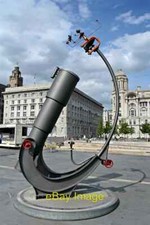 Photo 6x4 Heaven and Earth Telescope and Orrery, Pier Head, Liverpool Sea c2012