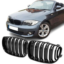 For BMW 1 Series E81 E82 E87 E88 2007-2013 Gloss Black Front Kidney Grille Grill