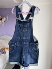 Girls Blue Denim Dungaree