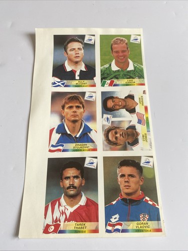 Panini france uncut sticker - france,