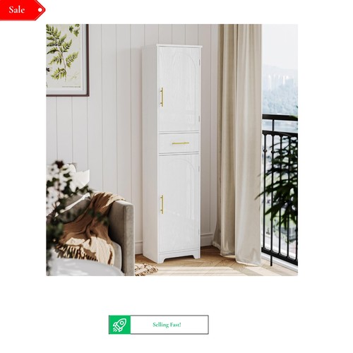 Tall narrow bathroom - narrow, cabinet