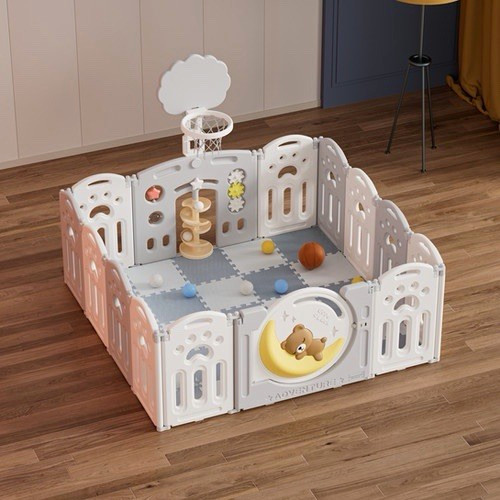 Bezou bear square play pen - bear,