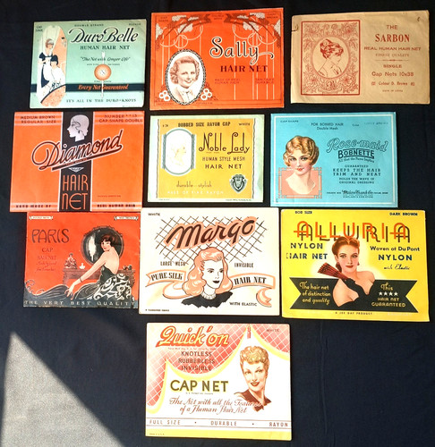Nos lot vtg hair nets - 10,
