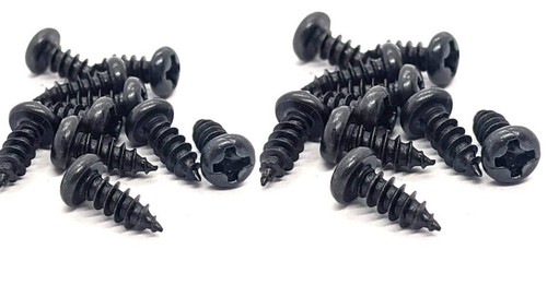 Screws 8 black panhead - screws,