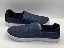 Bernie Mev New York Vee Cha Cha  Blue Jeans woven loafer 6 39 womens