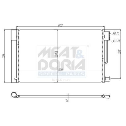 Air conditioning condenser - condenser, for