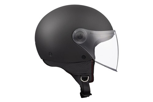 Storm plain matt black open - mt,